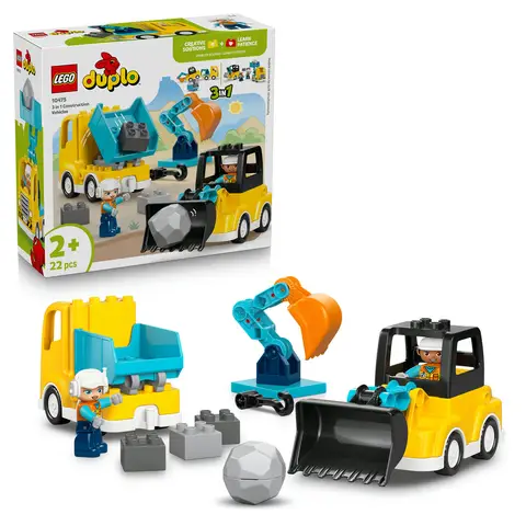 LEGO DUPLO Town 10475 3 in 1 Construction Vehicles