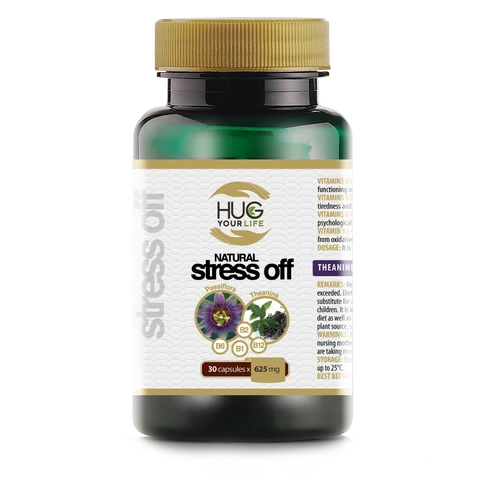 HugYourLife Natural Stress Off 30 x 625mg
