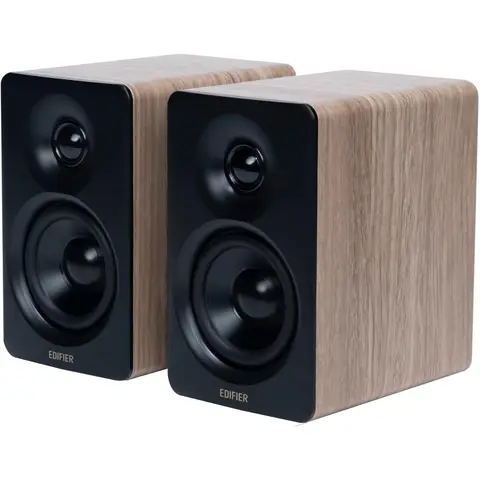 Edifier M60, haut-parleur multimédia Bluetooth 5.3, 66 W (RMS), audio Hi-Res et audio Hi-Res sans fil, LDAC, 3" médium-basse et 1" aiguilleur, entrées USB-C et AUX, haut-parleur de bureau compact