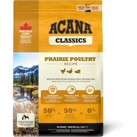 Acana Classics Nourriture pour chien saveur volaille de prairie - 2 kg