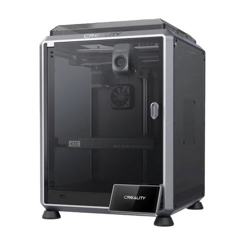 Creality K1C 2025 3D Printer, 600mm/s Max Speed & 20000mm/s² Acceleration, Clog-Free Extruder & Tri-Metal Nozzle, AI Camera (Spaghetti Detection), Auto Calibration, 220×220×250mm Build Volume, PEI Flexible Plate, ≤45dB Silent Mode, 1-Year Free Creality Cloud Premium