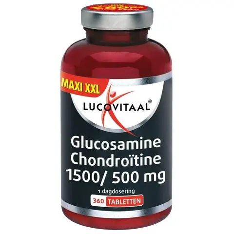 Lucovitaal Glucosamine Chondroïtine 1500/500 mg MAXL XXL – 360 tabletten