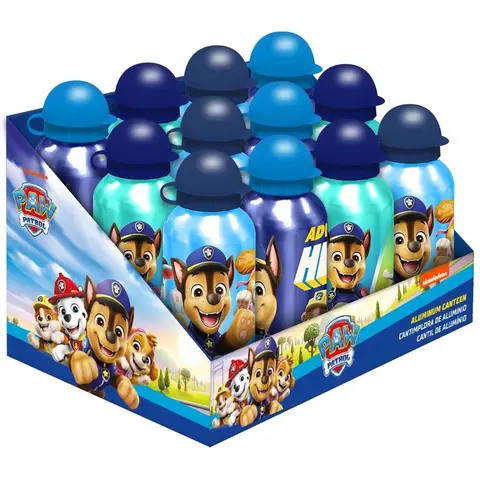 Paw Patrol Aluminium Drinkfles - 500 ml, Assortiment