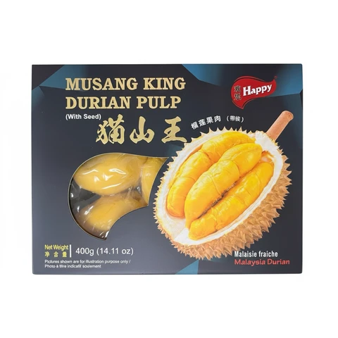 Happy Musang King Durian Fruit Pulp 400g