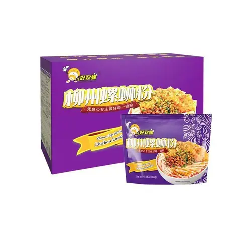 Haohuanluo Liuzhou River Snail Rice Noodles 300g 6-bag Color Box Pack