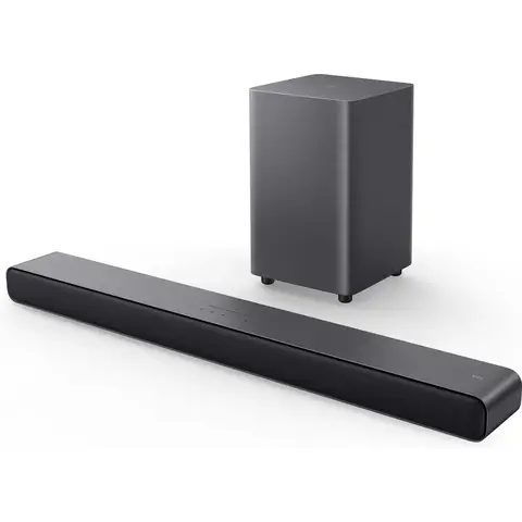 TCL S55H - 2.1-kanaals Dolby Atmos Soundbar - Draadloze connectiviteit - Compact ontwerp - S55HE