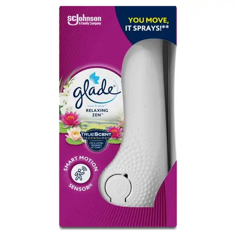 Glade Sense & Spray Air Freshener Holder & Refill, Relaxing Zen, 18ml