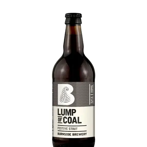 Burnside Brewery Lump of Coal Festive Stout 5.1% ABV 500ml