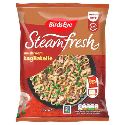 Birds Eye Steam Fresh Mushroom Tagliatelle 400g