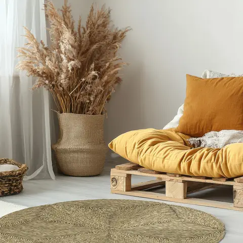 Likewise Rug Seagrass Star Round D: 90cm