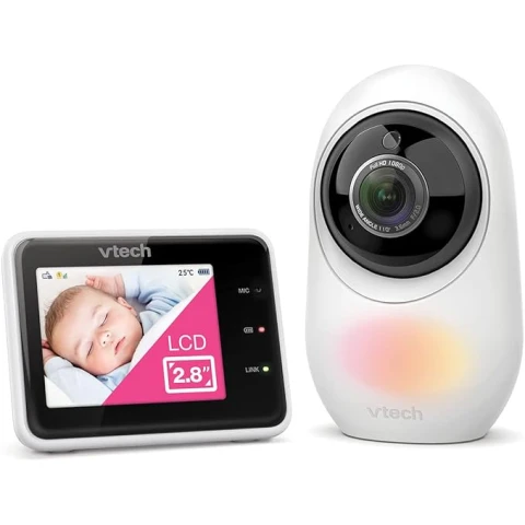 VTech RM2751 Full HD Smart Video Baby Monitor 2.8" White
