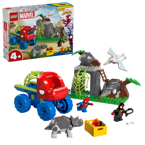 LEGO Marvel 11199 Spidey And His Amazing Friends Team Spidey Dino Crawler Rescue Set