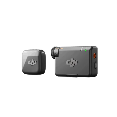 DJI Mic Mini (1 Sender + 1 Empfänger), Ultraleicht, Detailreicher Audio, Geräuschunterdrückung, Autom. Begrenzung, Wireless Mikrofon für Kamera/iPhone/Android, Vlog, Streaming, 400m Übertragung