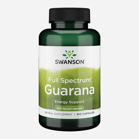 Swanson Full Spectrum Guarana 500 mg - 100 gélules
