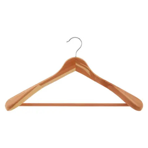 The Dandy Sparrow Cedar Wood Trouser Rail Clothes Hanger