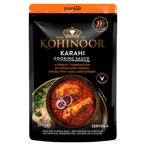Kohinoor Punjabi Karahi Cooking Sauce 375G