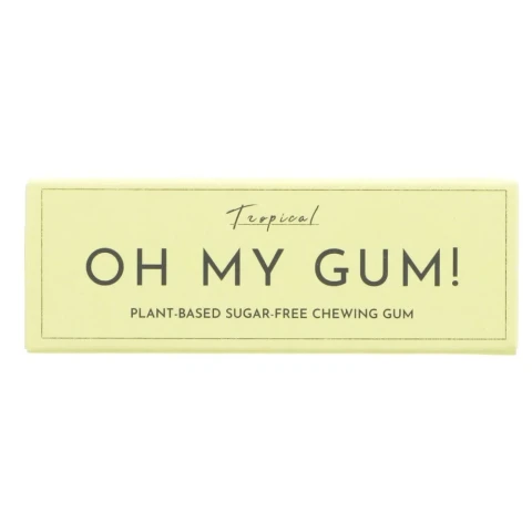 Oh My Gum! Plant Based Tropical Chew Gum - 19G
