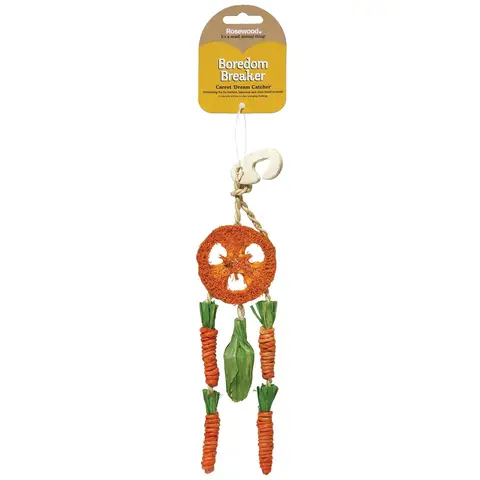 Rosewood Carrot Dream Catcher Toy for Small Animals