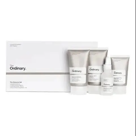 The Ordinary The Balance Set 4pcs (Squalaan Reiniger 50ml/Salicylzuur 2% Masker 50ml/Niacinamide 10% + Zink 1% 30ml/Natuurlijke Hydraterende Factoren + HA 30ml)