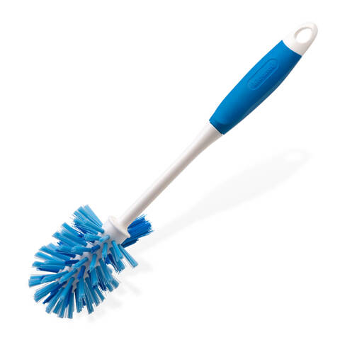 36cm blauer Handbürste mit 29mm Borsten und TPR-Gummigriff, für anspruchsvolles Schrubben