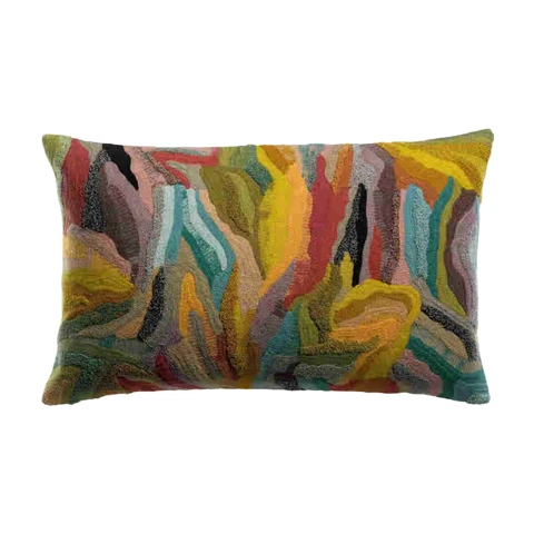 Vivaraise Betty Coussin brodé minéral - 40 x 65 cm