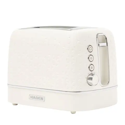 Haden Starbeck 2 Slice Toaster, Extra-Wide Slots, Ivory - 207210