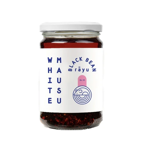 White Mausu Black Bean Rayu, 240g