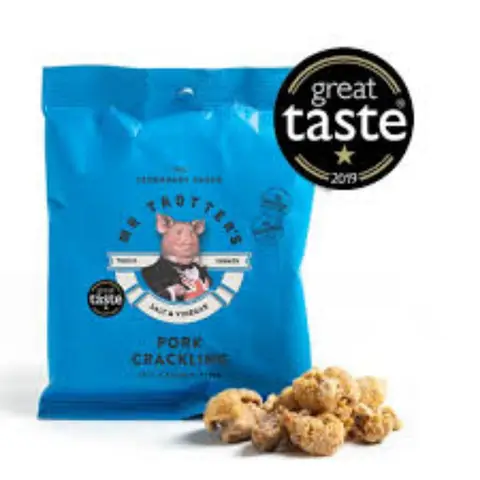 Mr Trotter's Salt & Vinegar Pork Crackling 30g