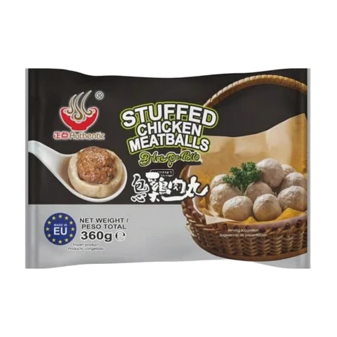 AUTHENTIC Boulettes de poulet farcies authentiques 360g