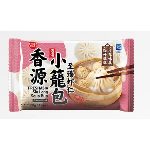 FRESHASIA Siu Long Suppenbrötchen (Garnelen & Schwein) 300g