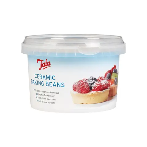 Tala Ceramic Baking Beans - Reusable Heat Resistant Blind Weights - Oven Beads for Pies, Tarts, and Pastry Crusts - Bakeware Accessories - Approx. 700g