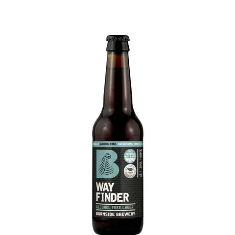 Burnside Brewery Way Finder Alcohol Free Lager 0.5% ABV 330ml