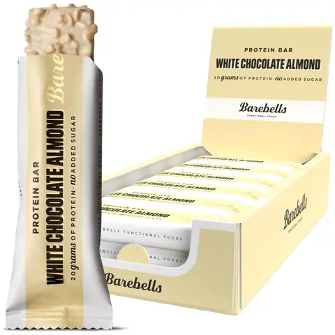 Barebells Protein Bars White Chocolate Almond (20g Protein) 12 x 55g