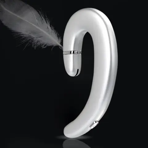 VoxorAI C6 Silver Dual-Ear Hook Earphones Bluetooth Bone Conduction Headphones Sports Headphones New Hot Selling Model