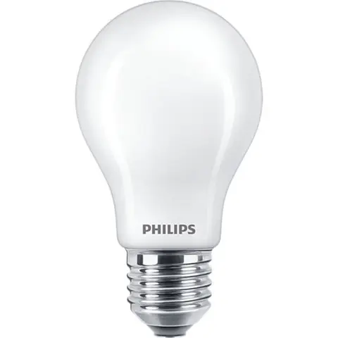 Philips Light Bulb LED Globe Frosted Screw E27 Cool White 60W Non-Dimmable