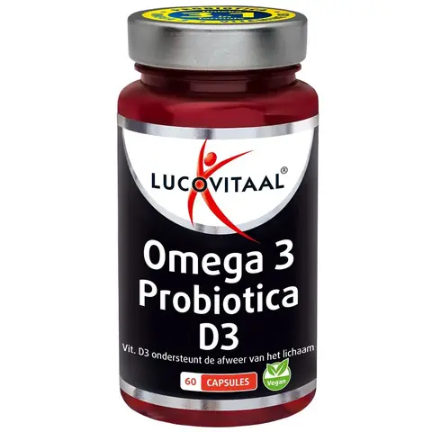 Lucovitaal Omega 3, Probiotica & Vitamine D3 60 capsules