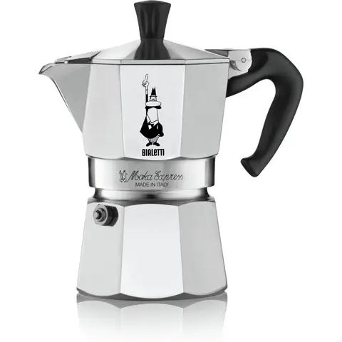 Bialetti Moka pot - 4 kopjes, zilver
