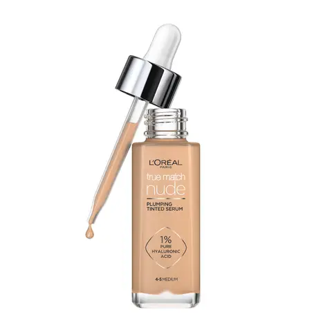 L'Oréal Paris Nude Tinted Serum 4-5 Medium 30ml