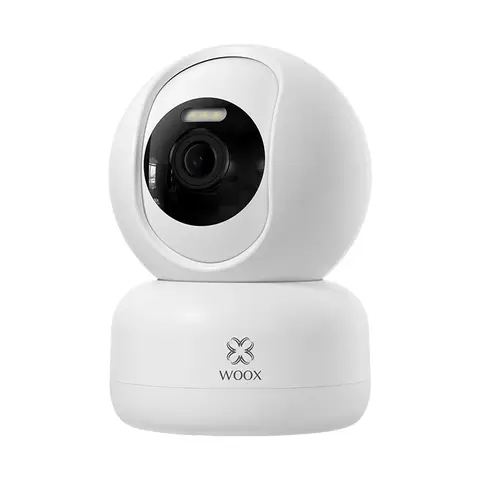 WOOX Slimme PTZ-camera, 2K HD-kwaliteit 3MP resolutie, 12m nachtzichtbereik, 360° volledige dekking, tweerichtingscommunicatie