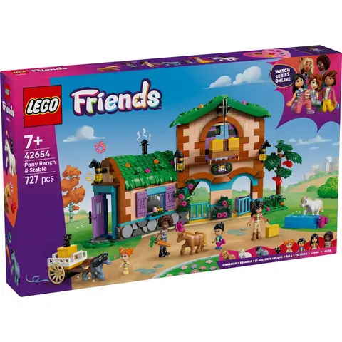LEGO Friends 42654 Ponyranch & stal