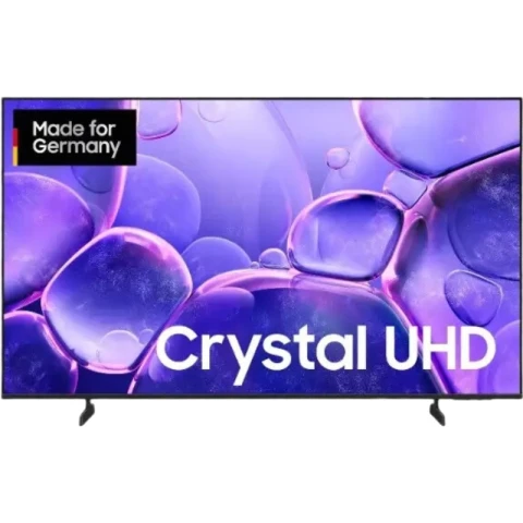Samsung Crystal UHD U8079F 4K 55 Zoll (163 cm) LED TV, Crystal Prozessor 4K, MetalStream Design, SmartThings, AI Upscaling, Gaming Hub, Knox Security, Kostenlose Inhalte, Smart TV [Energieeffizienzklasse G]