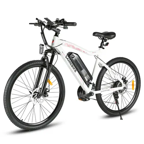 SAMEBIKE SY26-II Electric Bicycle Adult 500W Motor 36V13Ah Battery 26 Inch Tire E-bike SY26-II-FT-WH-EN