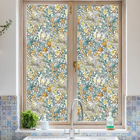 Murgall Morris Golden Lily Fensterfolie 60 × 305 cm 1 Rolle