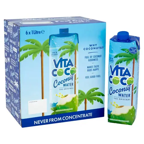 Vita Coco Natural Coconut Water 6x1L