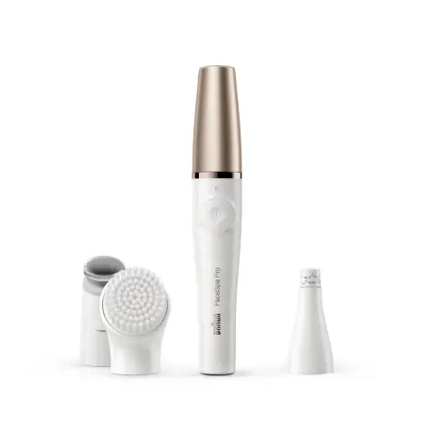 Braun FaceSpa Pro 911 Facial Epilator 3-in-1 Facial Epilating, Cleansing, SkinToning