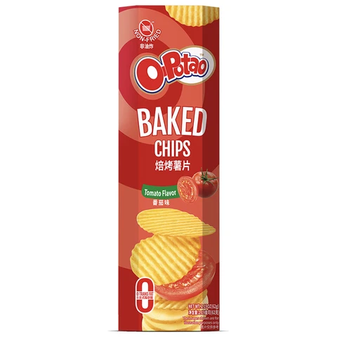Yanjin Puzi O-PotatoChips de pomme de terre au four - Saveur tomate62g