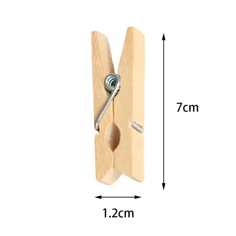 Ideal Home Bamboo Clothespins 24CT Jumbo