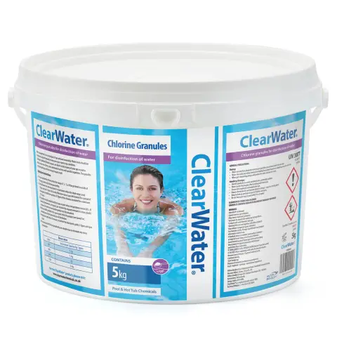 Clearwater 5kg Chlorine Gran - Pail - (UN3077)