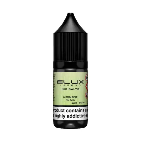 Elux Legend Nic Salt E-liquid Gummy Bear 10mg