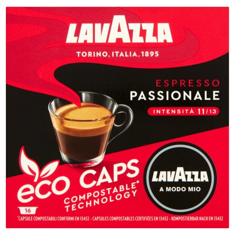 Lavazza A Modo Mio Passionale Coffee 16 Capsules 120G